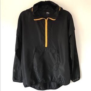 LF THE BRAND black oversized windbreaker
